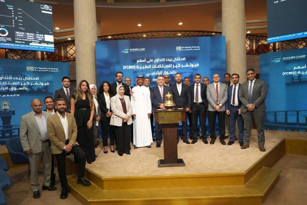 بدء التداول على أسهم شركة “فيوتشر كير” بسوق البورصة الرئيسي