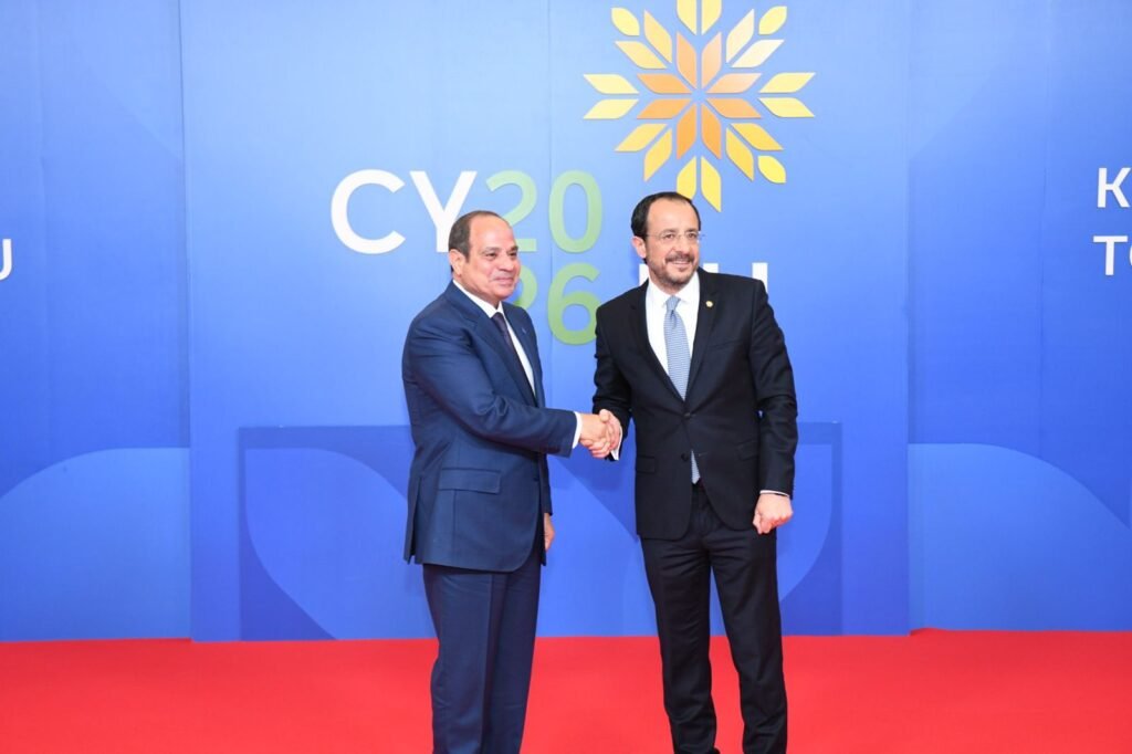 السيسي وكريستودوليدس يبحثان تعزيز الشراكة المصرية القبرصية