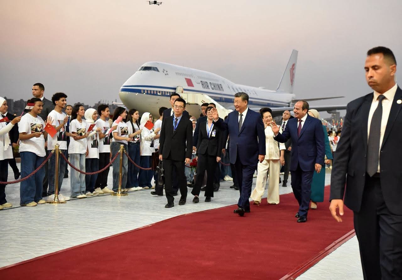 الرئيس السيسي ونظيره الصيني شي جينبينج
